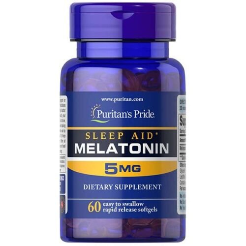Puritan's Pride Melatonin 5 mg, 60 Ct - Vitamins House