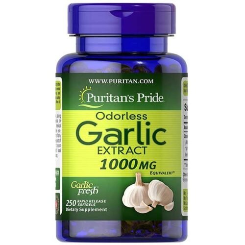 Puritan's Pride Odorless Garlic Extract 1000mg, 250 Ct - Vitamins House