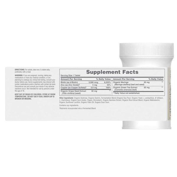 Puritan's Pride Organic Hair Skin & Nails Dietary Supplement 30ct - Vitamins House