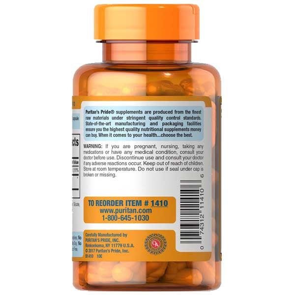 Puritan's Pride Vitamin C 1000mg with Bioflavonoids 100 capsules - Vitamins House