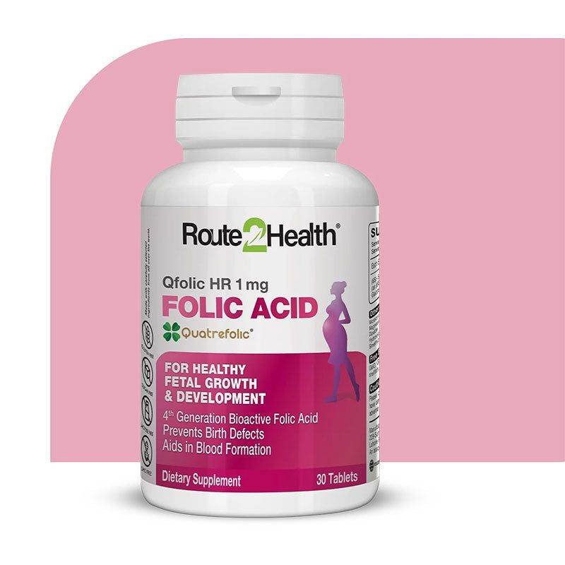 QFolic HR (Folic Acid) 1 mg - Route2Health - Vitamins House