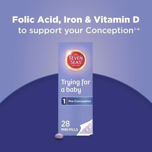 Seven Seas Pregnancy Trying for a Baby Conception Vitamins 28 Tablets - Vitamins House