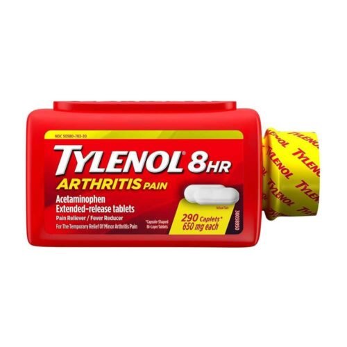 TYLENOL Arthritis 8HR Pain Reliever 650mg 290 Caplets - Vitamins House
