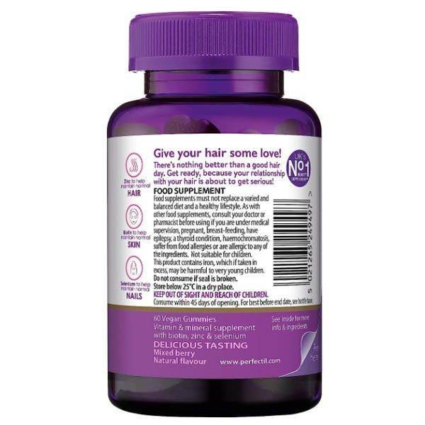 Vitabiotics Perfectil Hairs Crush 60 Gummies - Vitamins House