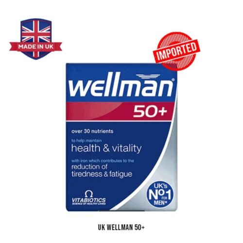 Vitabiotics Wellman 50+ 30 Tablets - Vitamins House