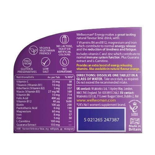 Vitabiotics Wellwoman Energy - Vitamins House