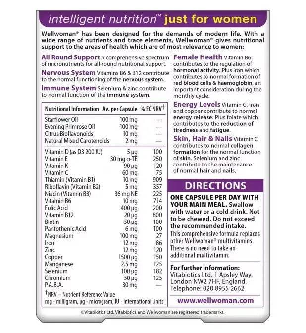 Vitabiotics Wellwoman Original in Pakistan