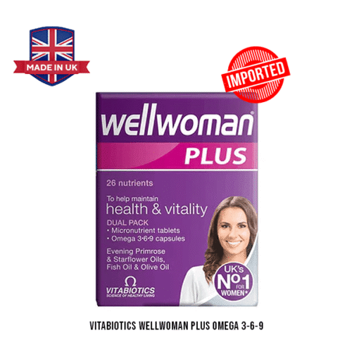 Vitabiotics Wellwoman Plus Omega 3-6-9 - Vitamins House