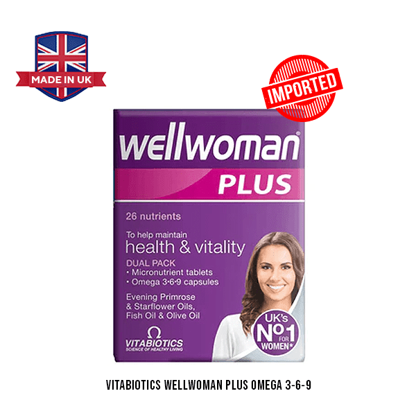 Vitabiotics Wellwoman Plus Omega 3-6-9 - Vitamins House