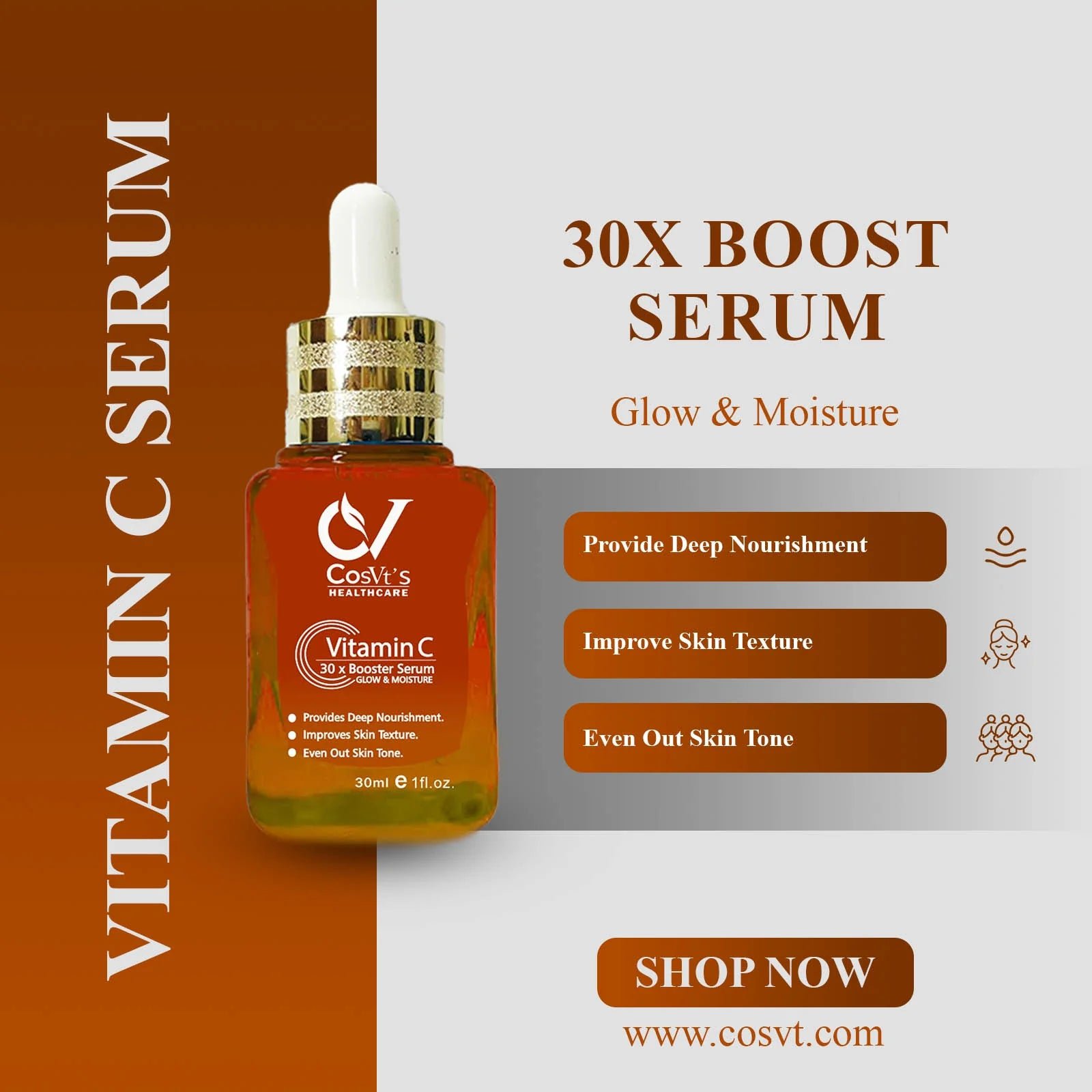 Cosvt Vitamin C Serum 30ml - Image 2