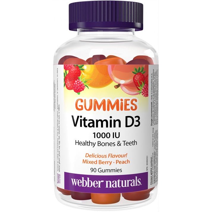 Webber Naturals Vitamin D3 1000 IU 90 Gummies in Pakistan