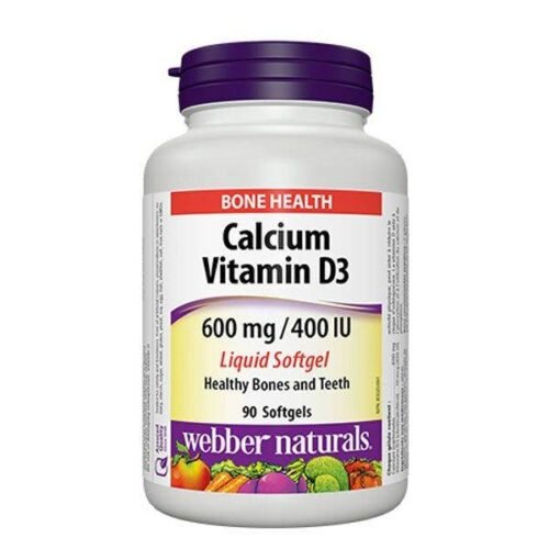 Webber Naturals Calcium with Vitamin D3 - Vitamins House