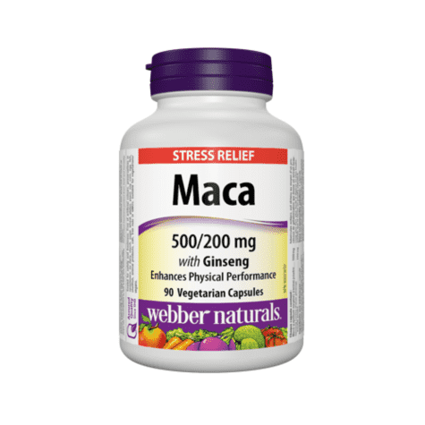 Webber Naturals Maca with Ginseng 90 CT - Vitamins House