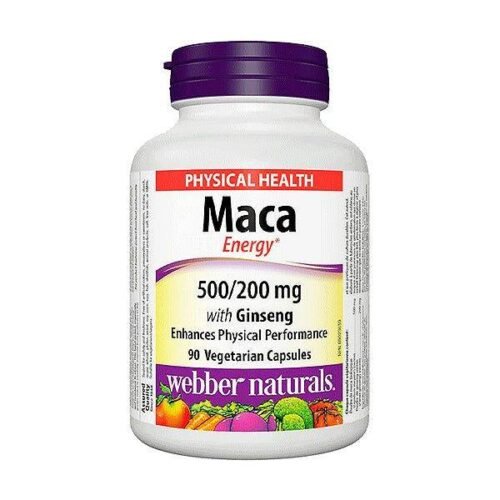 Webber Naturals Maca with Ginseng for Men Vitality - Vitamins House