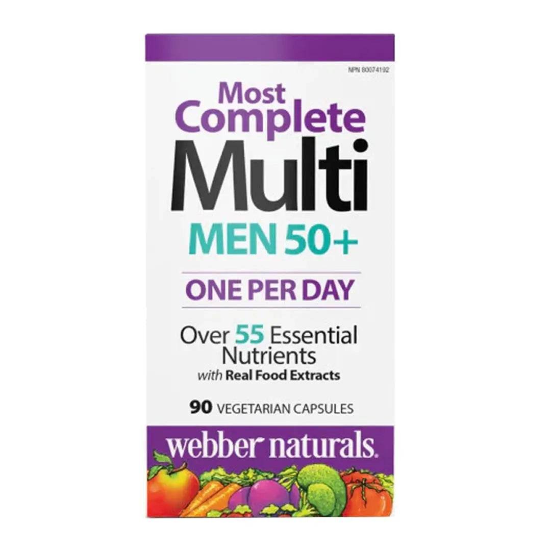 Webber Naturals Men's 50+ Most Complete Multi 90ct in Pakistan