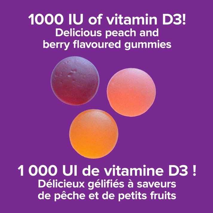 Webber Naturals Vitamin D3 1000 IU 90 Gummies in Pakistan