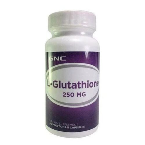 GNC LGlutathione 250mg 60 Capsules bottle front view