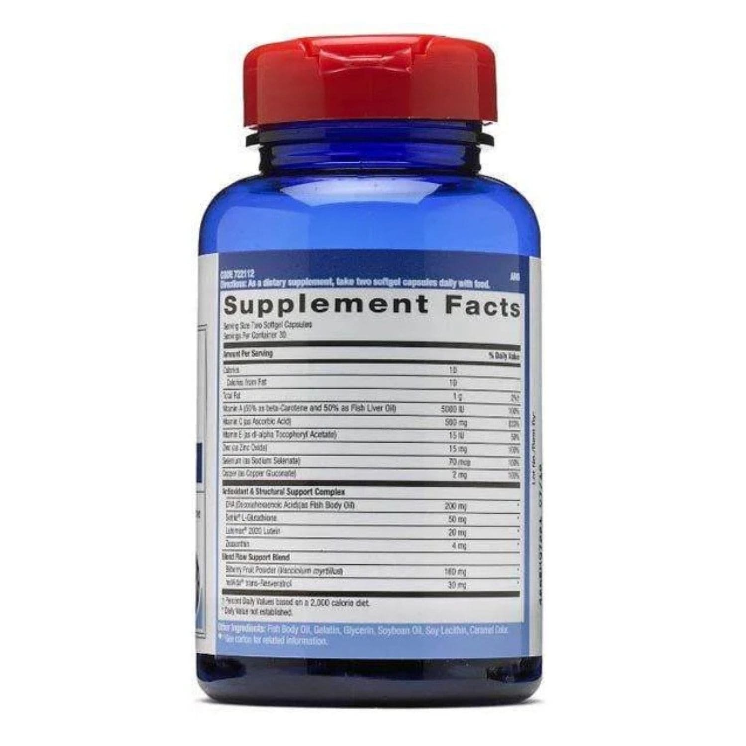 GNC Multi Enzyme Formula 90 capsules ingredient label showing
