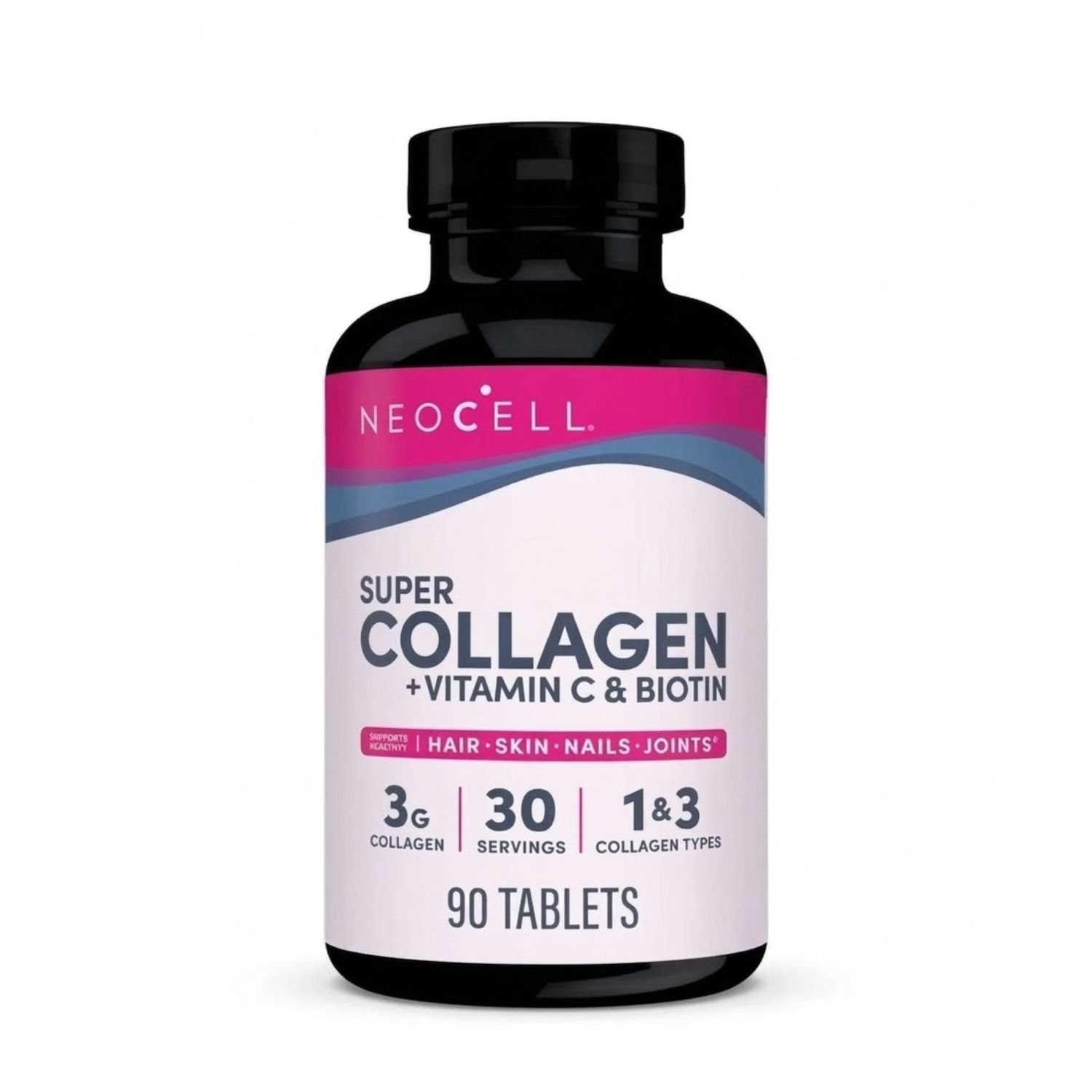 Neocell Super Collagen Plus C with Biotin 90 Tablets Bottle