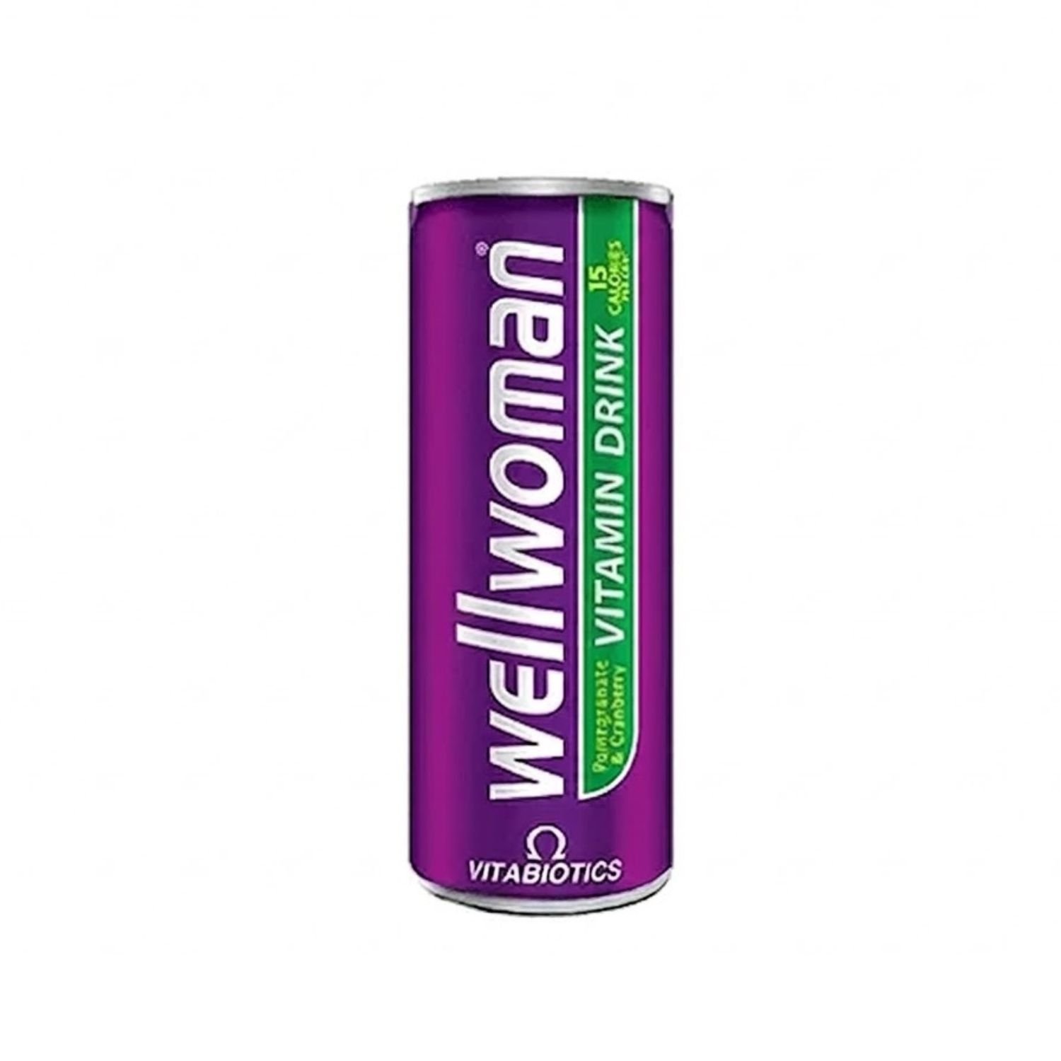 Vitabiotics Wellwoman Vitamin Drink bottle for women's health and energy in Pakistan
